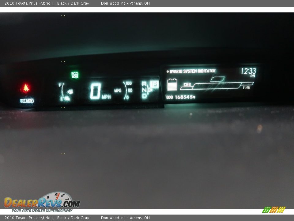 2010 Toyota Prius Hybrid II Black / Dark Gray Photo #21