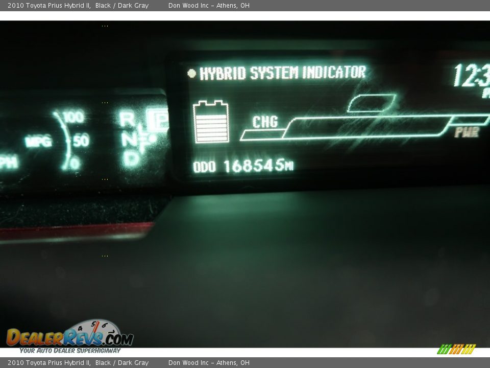 2010 Toyota Prius Hybrid II Black / Dark Gray Photo #22