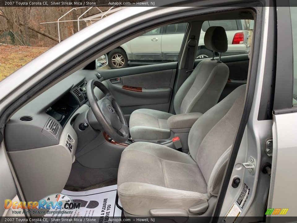 2007 Toyota Corolla CE Silver Streak Mica / Stone Photo #10