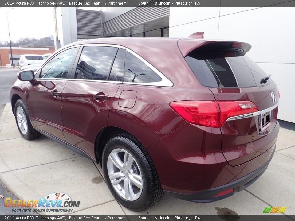 2014 Acura RDX Technology AWD Basque Red Pearl II / Parchment Photo #3
