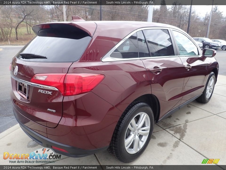 2014 Acura RDX Technology AWD Basque Red Pearl II / Parchment Photo #6