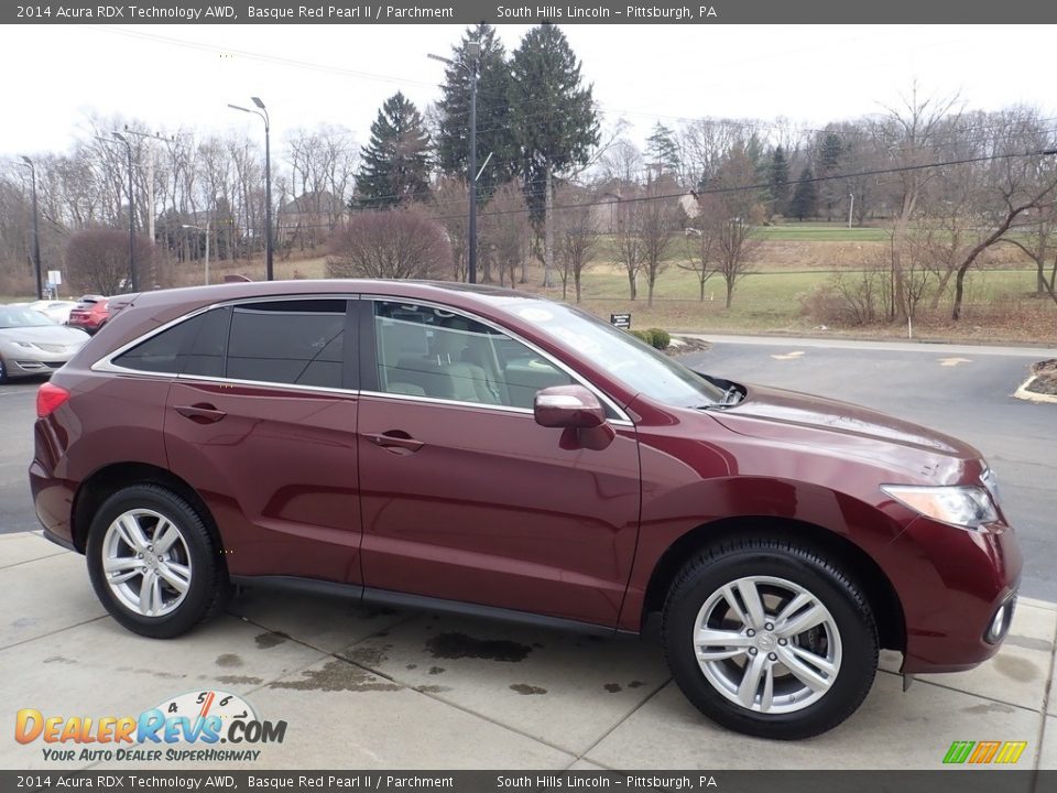 2014 Acura RDX Technology AWD Basque Red Pearl II / Parchment Photo #7