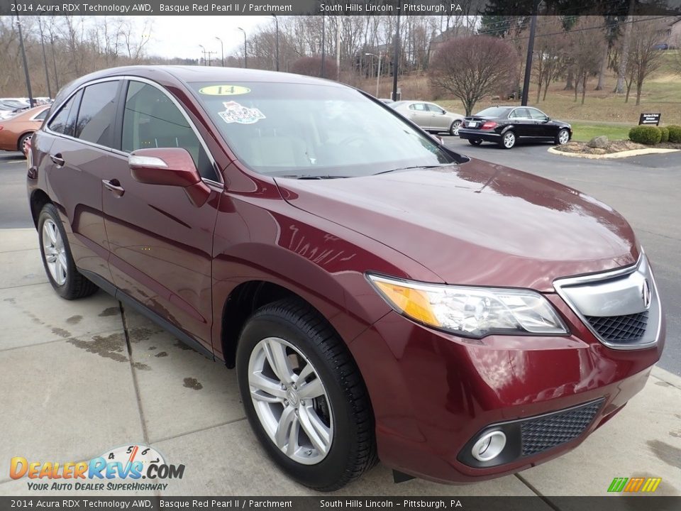 2014 Acura RDX Technology AWD Basque Red Pearl II / Parchment Photo #8