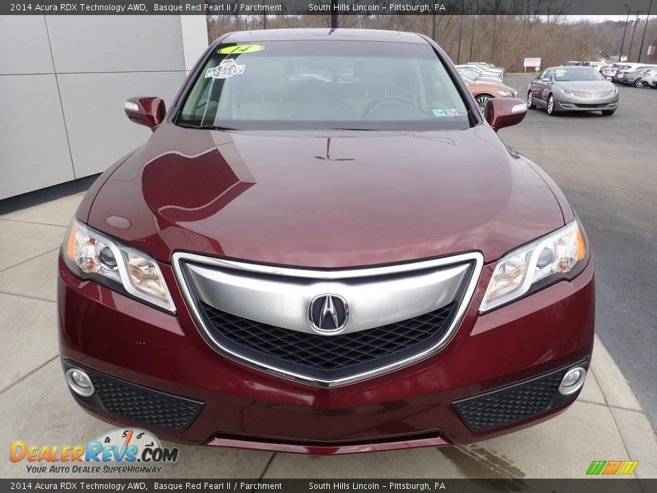 2014 Acura RDX Technology AWD Basque Red Pearl II / Parchment Photo #9