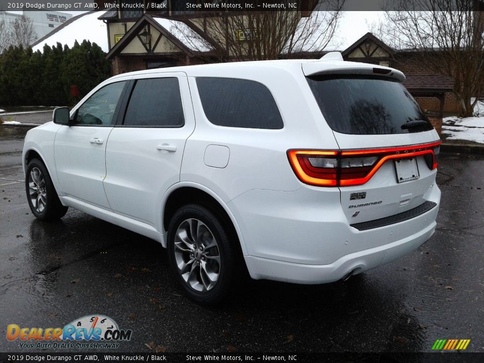 2019 Dodge Durango GT AWD White Knuckle / Black Photo #8