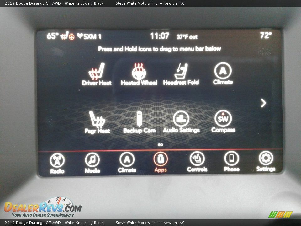 2019 Dodge Durango GT AWD White Knuckle / Black Photo #30