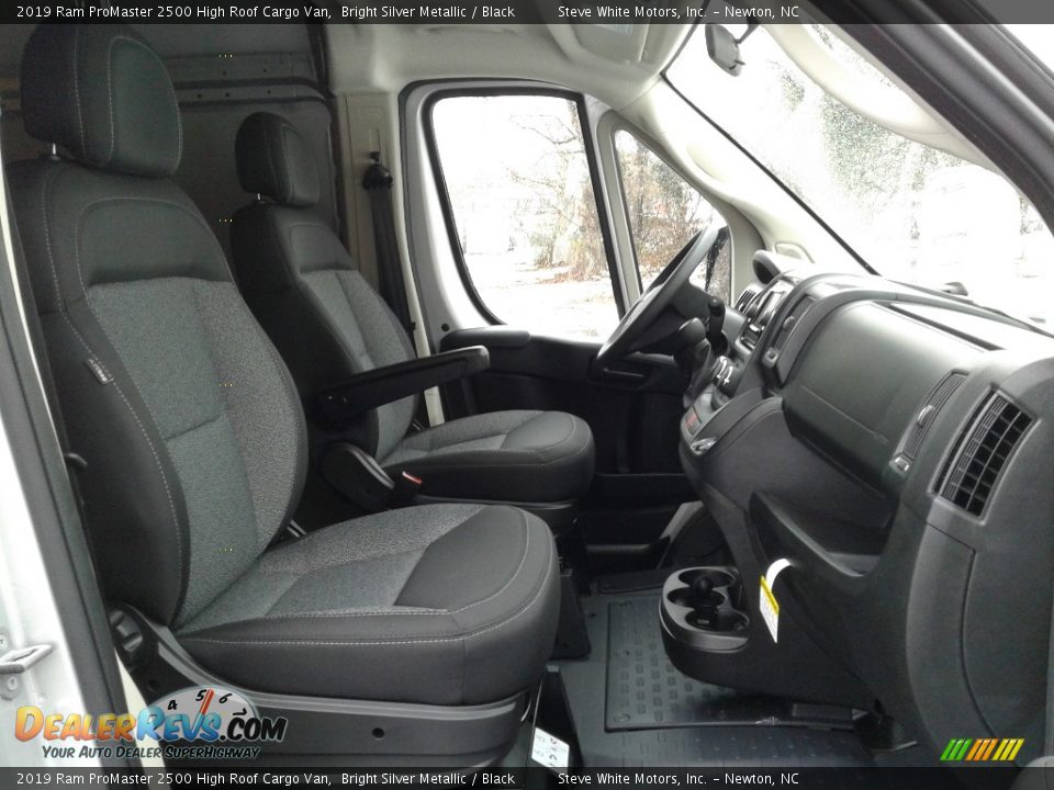 2019 Ram ProMaster 2500 High Roof Cargo Van Bright Silver Metallic / Black Photo #13