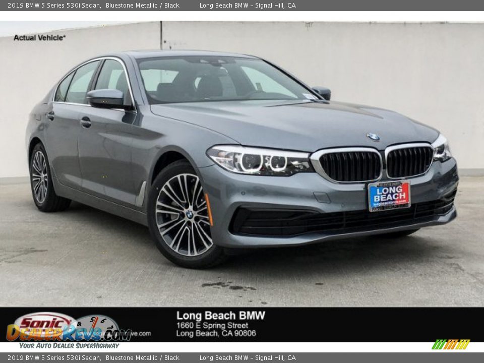 2019 BMW 5 Series 530i Sedan Bluestone Metallic / Black Photo #1