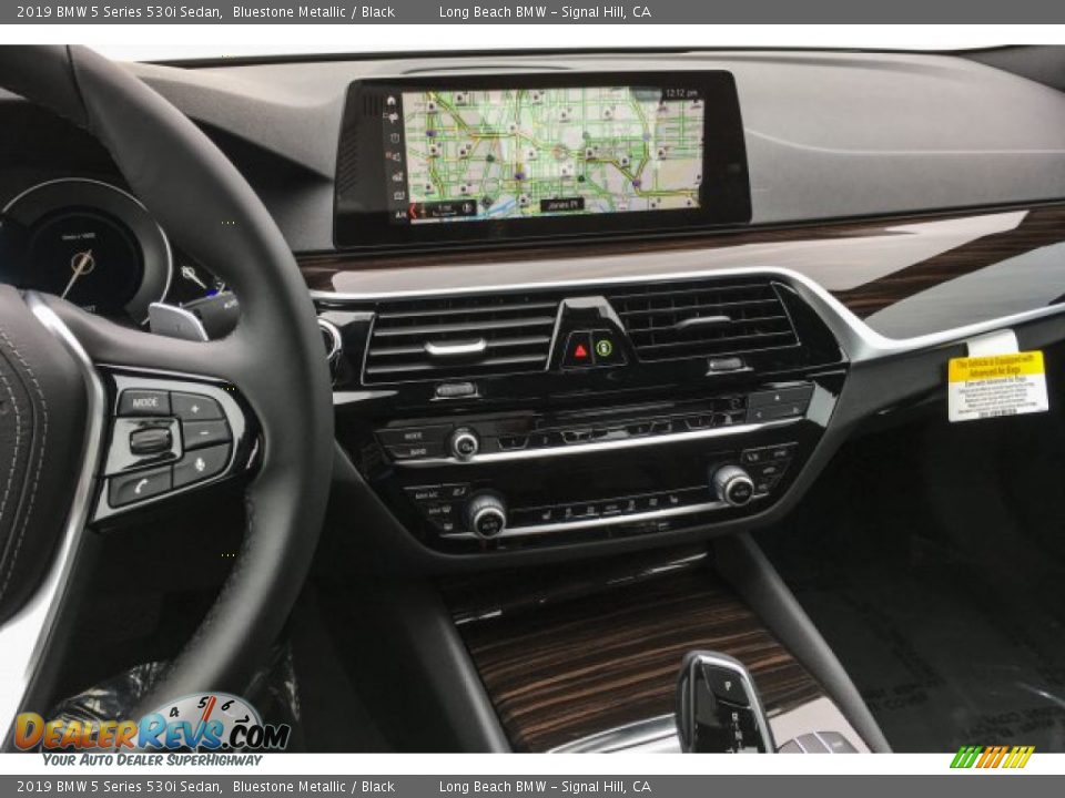 2019 BMW 5 Series 530i Sedan Bluestone Metallic / Black Photo #6