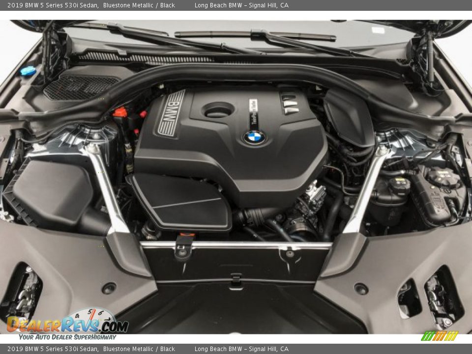 2019 BMW 5 Series 530i Sedan Bluestone Metallic / Black Photo #8