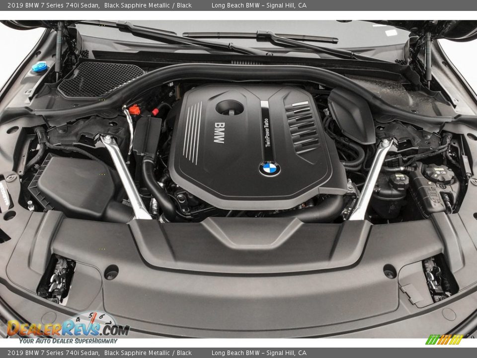 2019 BMW 7 Series 740i Sedan Black Sapphire Metallic / Black Photo #8