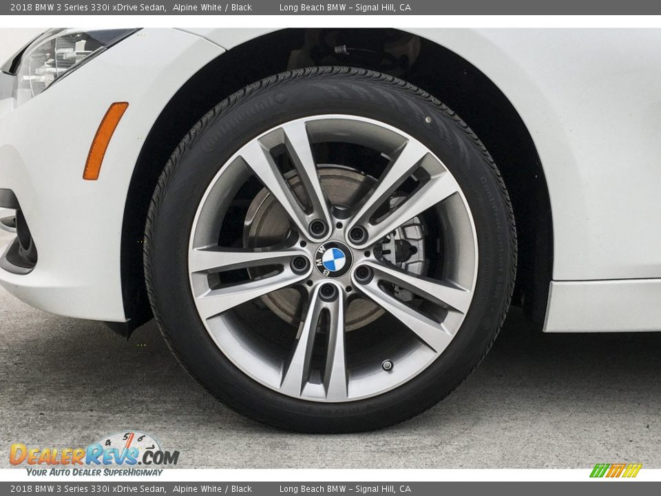 2018 BMW 3 Series 330i xDrive Sedan Alpine White / Black Photo #8
