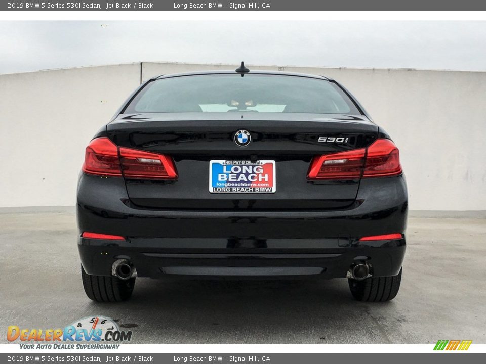 2019 BMW 5 Series 530i Sedan Jet Black / Black Photo #3