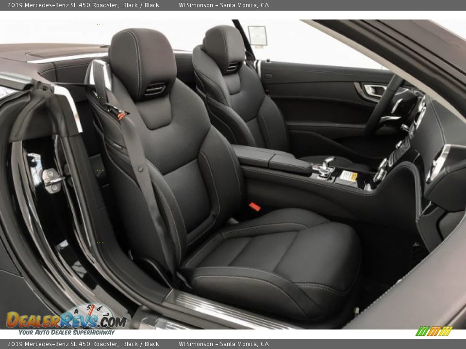 2019 Mercedes-Benz SL 450 Roadster Black / Black Photo #5
