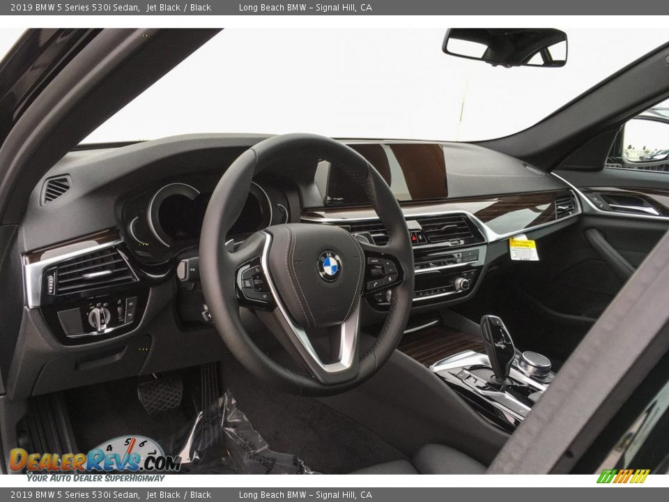 2019 BMW 5 Series 530i Sedan Jet Black / Black Photo #4
