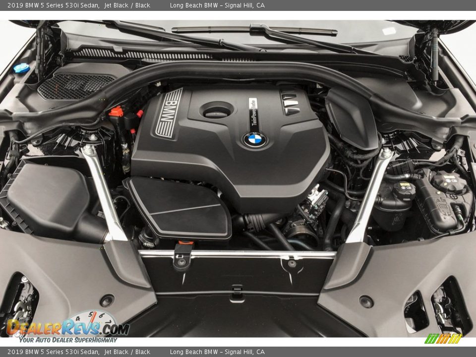 2019 BMW 5 Series 530i Sedan Jet Black / Black Photo #8