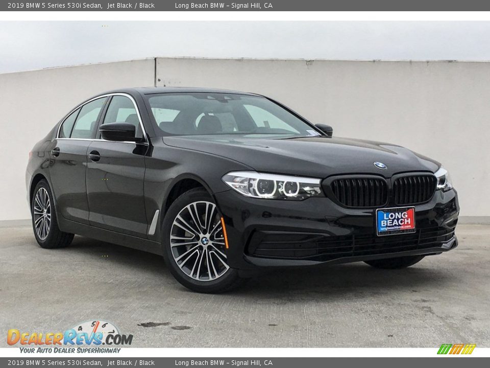 2019 BMW 5 Series 530i Sedan Jet Black / Black Photo #11