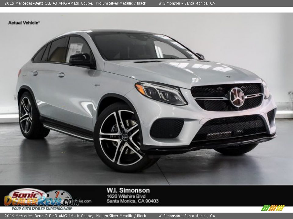 2019 Mercedes-Benz GLE 43 AMG 4Matic Coupe Iridium Silver Metallic / Black Photo #1