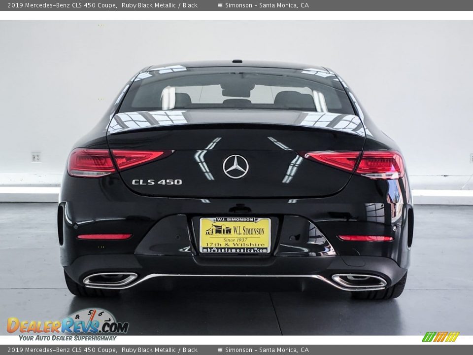 2019 Mercedes-Benz CLS 450 Coupe Ruby Black Metallic / Black Photo #3