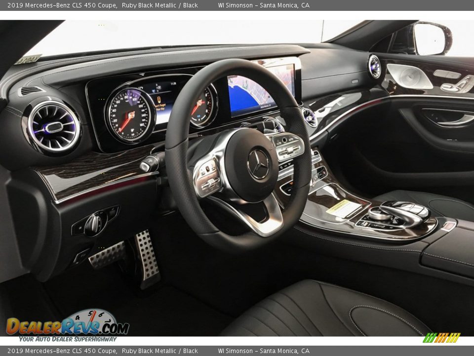 2019 Mercedes-Benz CLS 450 Coupe Ruby Black Metallic / Black Photo #4