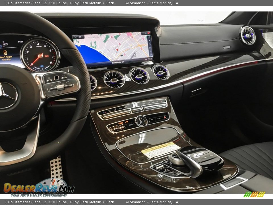 2019 Mercedes-Benz CLS 450 Coupe Ruby Black Metallic / Black Photo #6