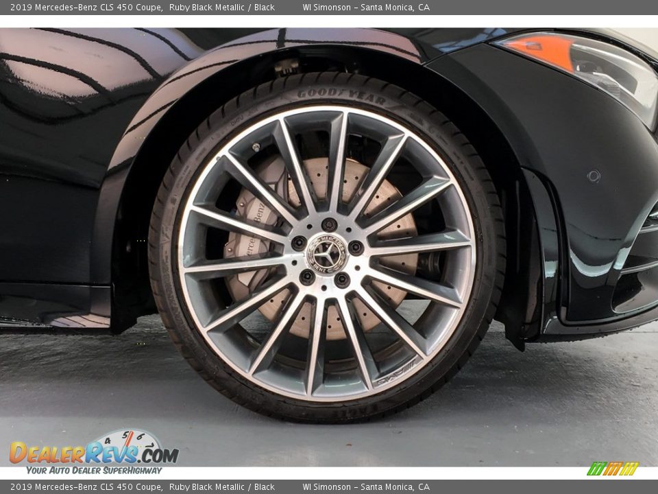 2019 Mercedes-Benz CLS 450 Coupe Ruby Black Metallic / Black Photo #9