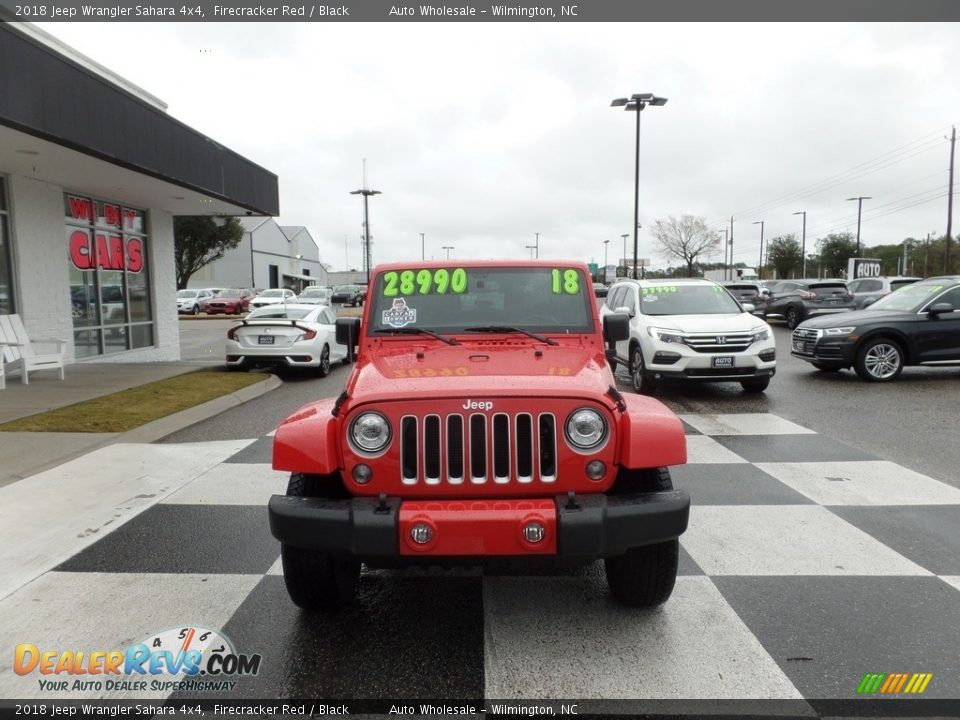 2018 Jeep Wrangler Sahara 4x4 Firecracker Red / Black Photo #2