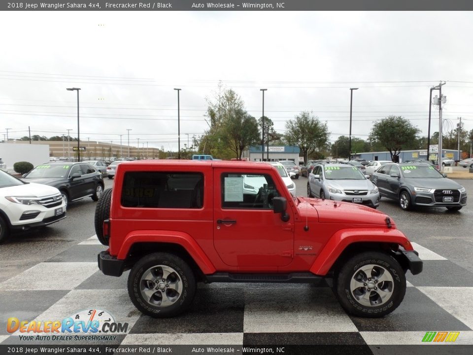 2018 Jeep Wrangler Sahara 4x4 Firecracker Red / Black Photo #3