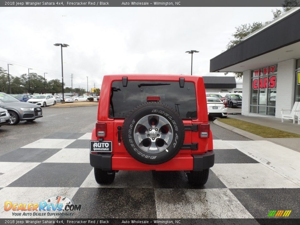 2018 Jeep Wrangler Sahara 4x4 Firecracker Red / Black Photo #4