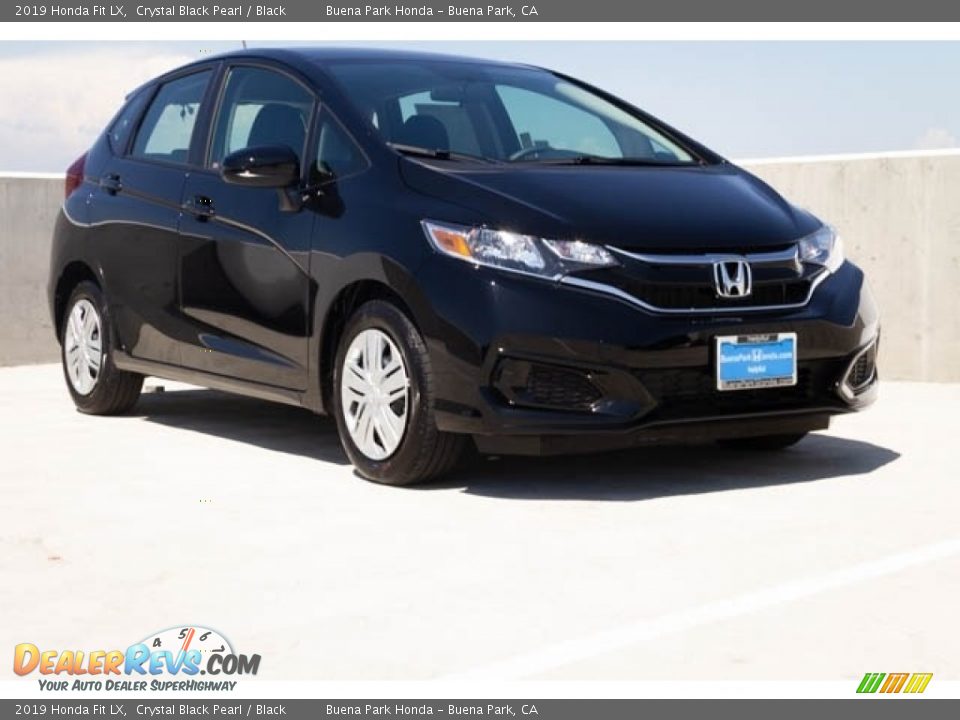 2019 Honda Fit LX Crystal Black Pearl / Black Photo #1