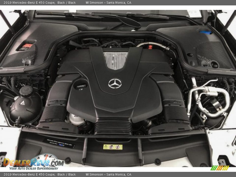 2019 Mercedes-Benz E 450 Coupe Black / Black Photo #8