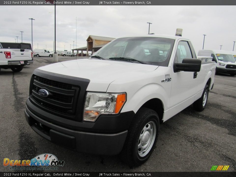 2013 Ford F150 XL Regular Cab Oxford White / Steel Gray Photo #1
