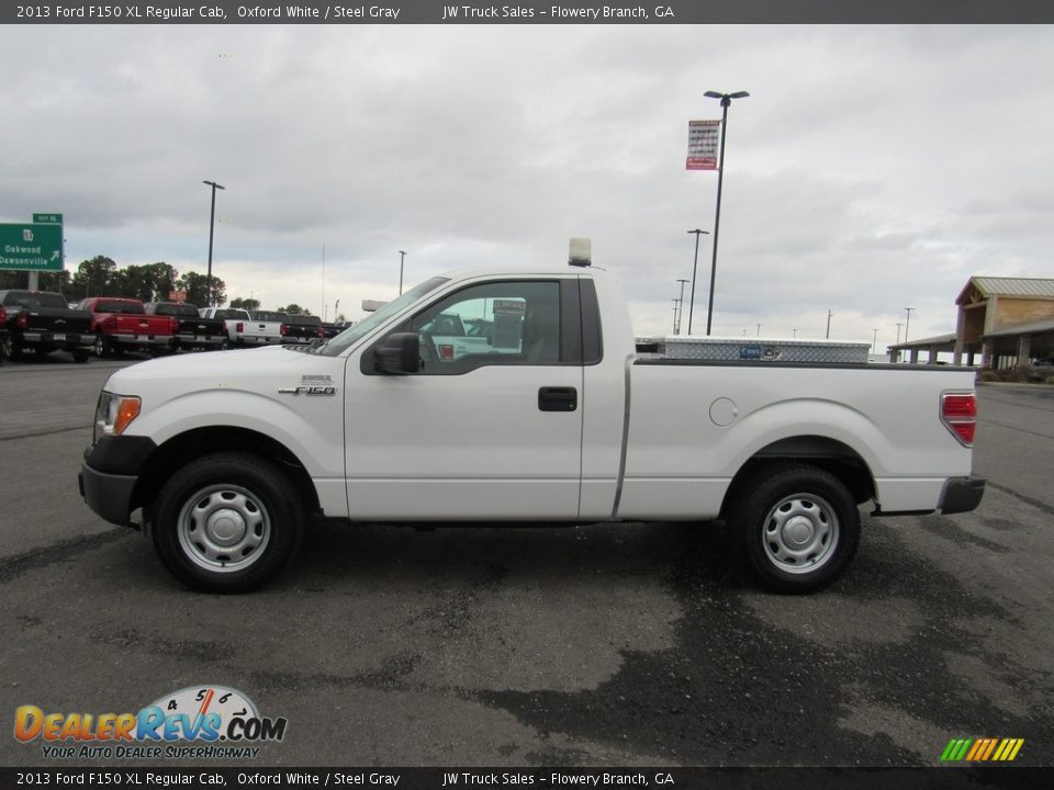 2013 Ford F150 XL Regular Cab Oxford White / Steel Gray Photo #2