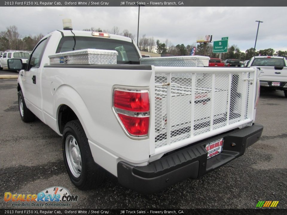 2013 Ford F150 XL Regular Cab Oxford White / Steel Gray Photo #3