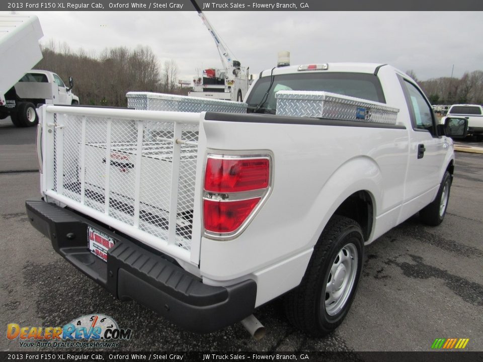 2013 Ford F150 XL Regular Cab Oxford White / Steel Gray Photo #5
