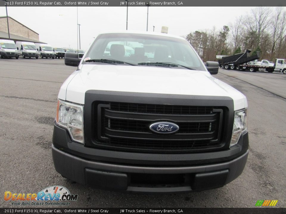 2013 Ford F150 XL Regular Cab Oxford White / Steel Gray Photo #8