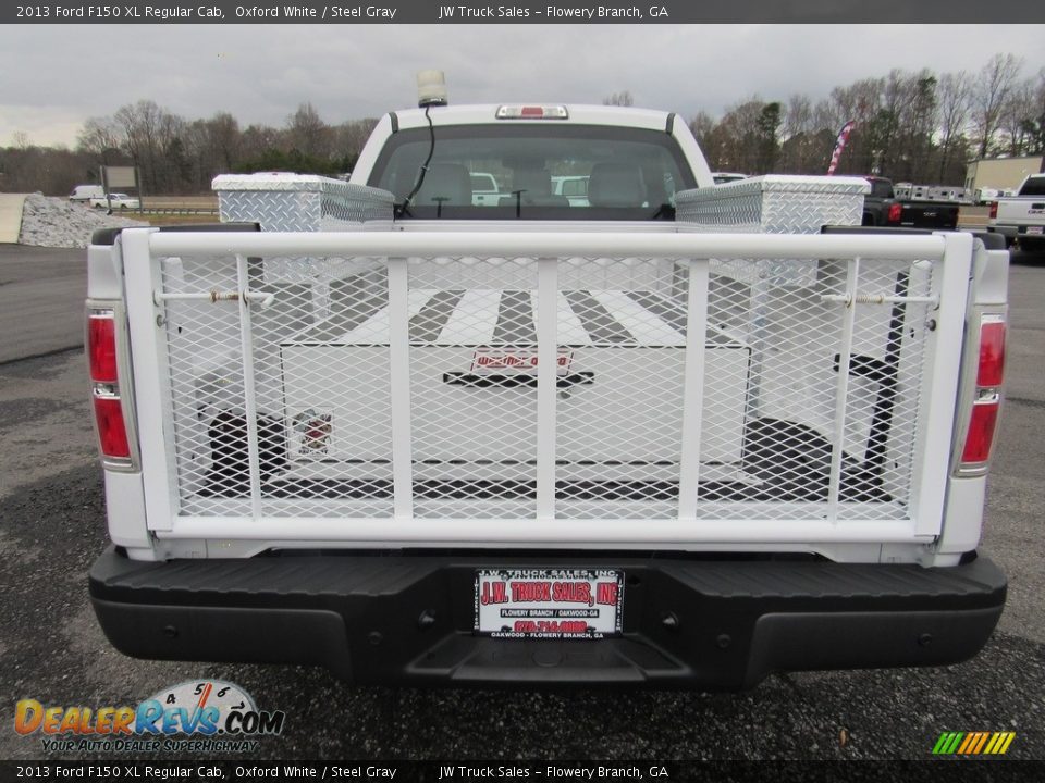 2013 Ford F150 XL Regular Cab Oxford White / Steel Gray Photo #9