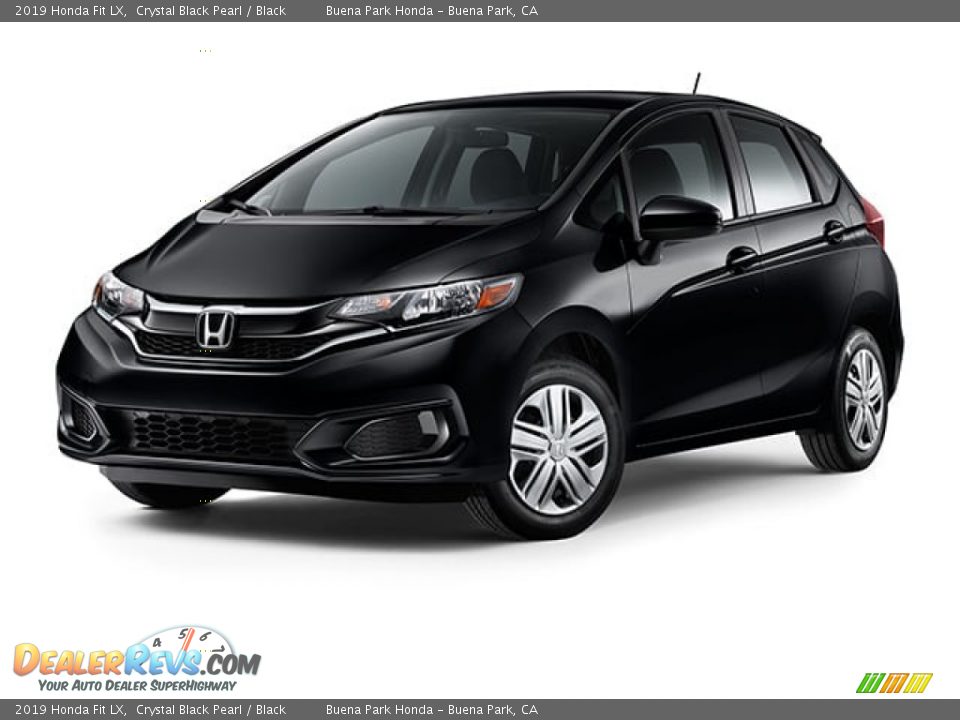 2019 Honda Fit LX Crystal Black Pearl / Black Photo #35