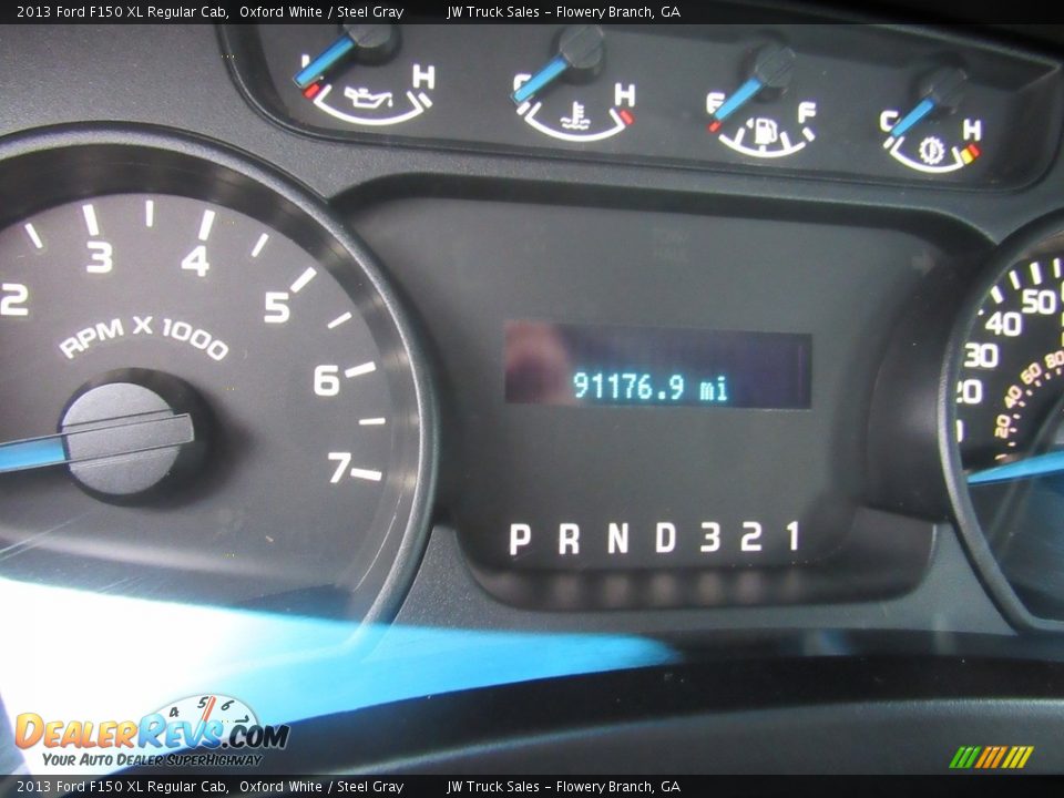 2013 Ford F150 XL Regular Cab Oxford White / Steel Gray Photo #17