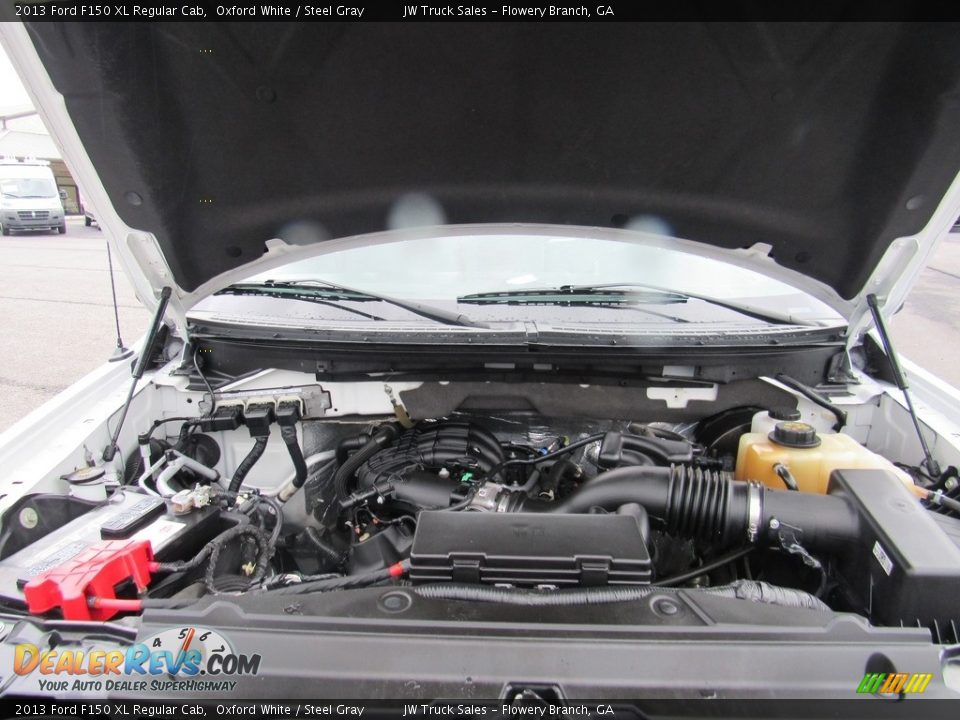 2013 Ford F150 XL Regular Cab Oxford White / Steel Gray Photo #23