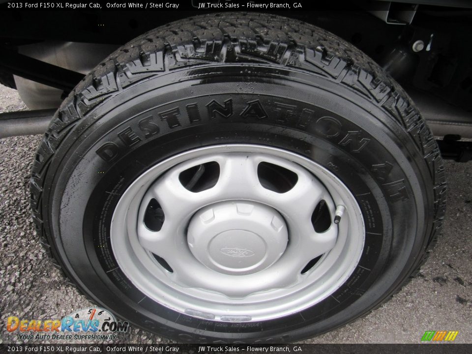 2013 Ford F150 XL Regular Cab Oxford White / Steel Gray Photo #28