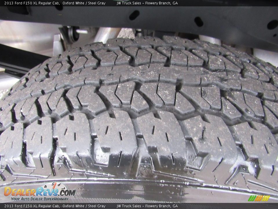 2013 Ford F150 XL Regular Cab Oxford White / Steel Gray Photo #29