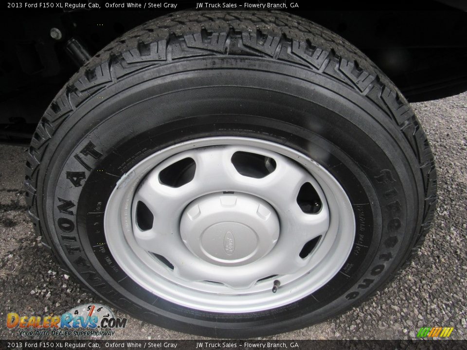 2013 Ford F150 XL Regular Cab Oxford White / Steel Gray Photo #30