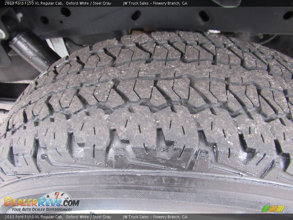 2013 Ford F150 XL Regular Cab Oxford White / Steel Gray Photo #31