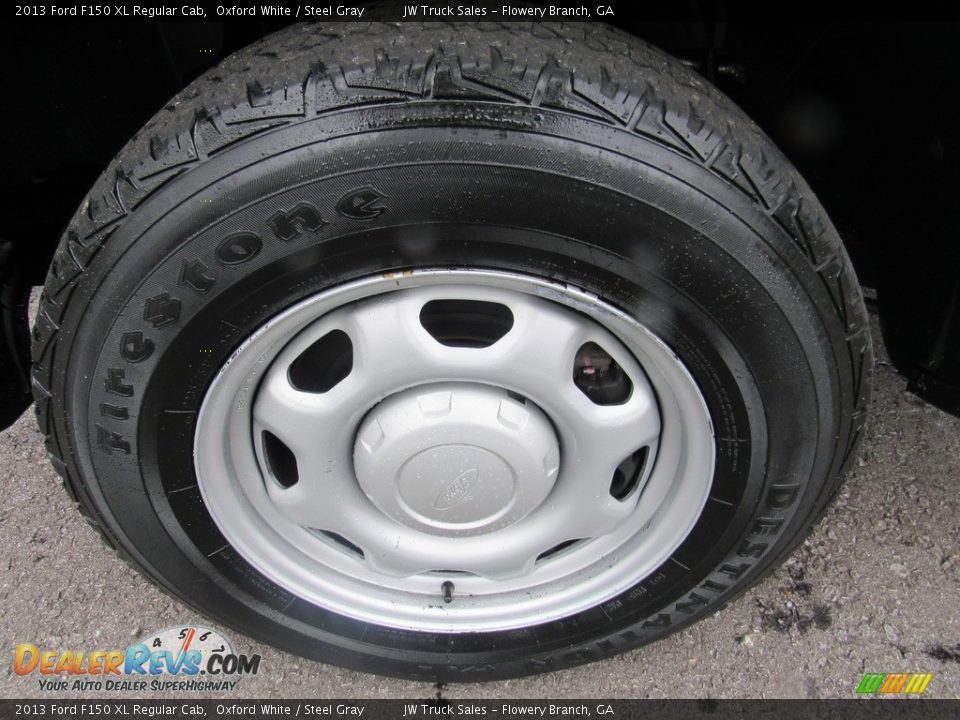 2013 Ford F150 XL Regular Cab Oxford White / Steel Gray Photo #32