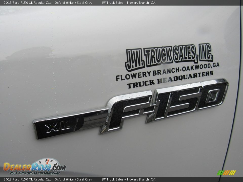 2013 Ford F150 XL Regular Cab Oxford White / Steel Gray Photo #34