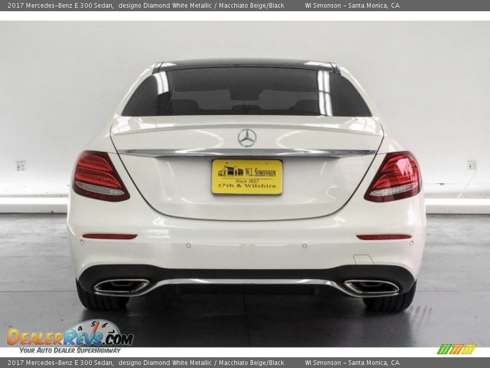 2017 Mercedes-Benz E 300 Sedan designo Diamond White Metallic / Macchiato Beige/Black Photo #3