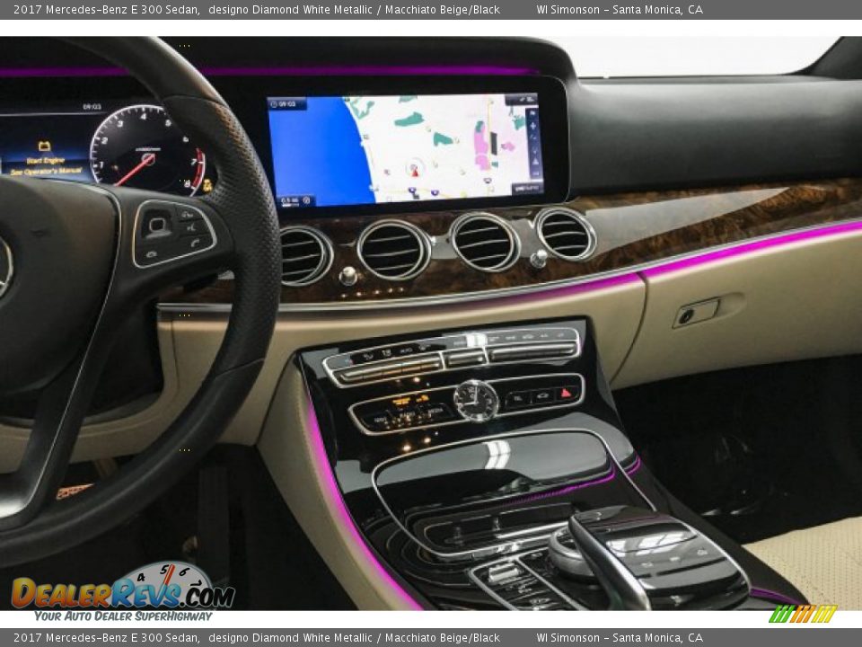 2017 Mercedes-Benz E 300 Sedan designo Diamond White Metallic / Macchiato Beige/Black Photo #5