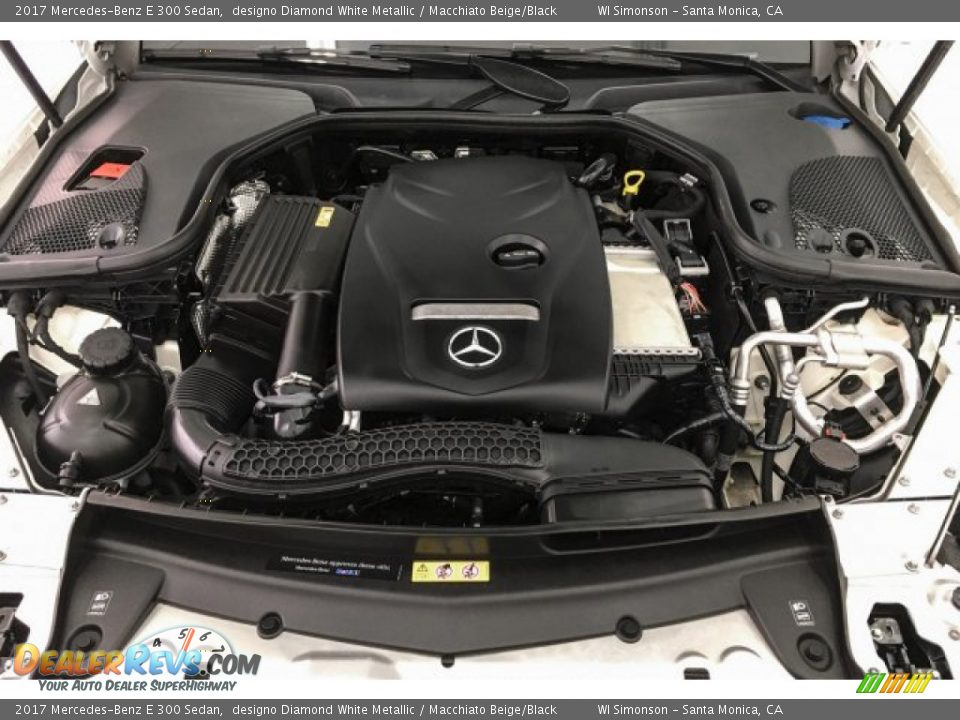 2017 Mercedes-Benz E 300 Sedan designo Diamond White Metallic / Macchiato Beige/Black Photo #9