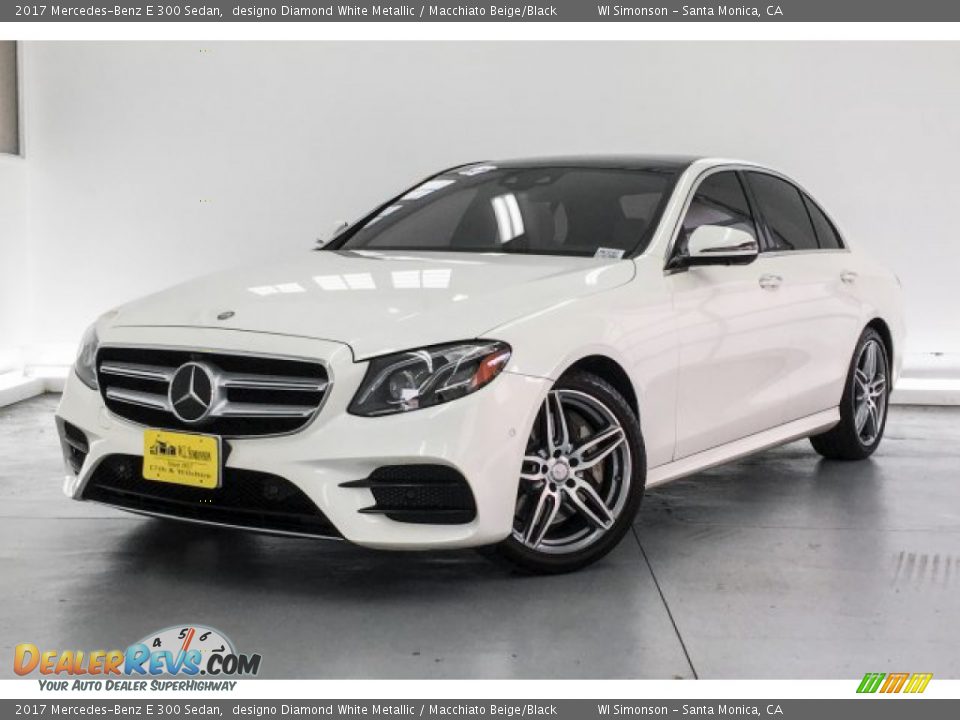 2017 Mercedes-Benz E 300 Sedan designo Diamond White Metallic / Macchiato Beige/Black Photo #12